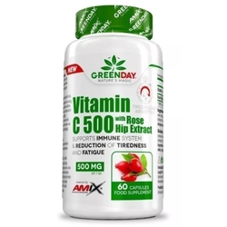 GreenDay® Vitamin C 500 s extraktem z šípků