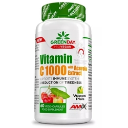 GreenDay®ProVEGAN Vitamin C 1000 s extraktem z aceroly